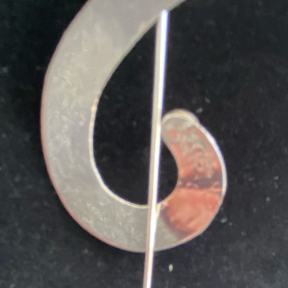 Vintage Modernist .925 Sterling Necklace - Picture 5 of 13